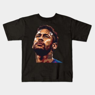 Neymar the Footbal King Kids T-Shirt